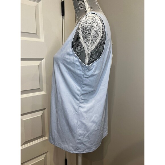 NWT Chico’s CamNWT Chico’s Camisole Contemporary Tank Basic Knit Calm Blue sz 2 - Picture 2 of 5